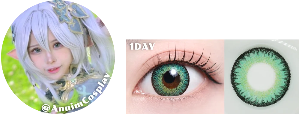 ラセグリーンコスプレ写真・着画・レンズ画像