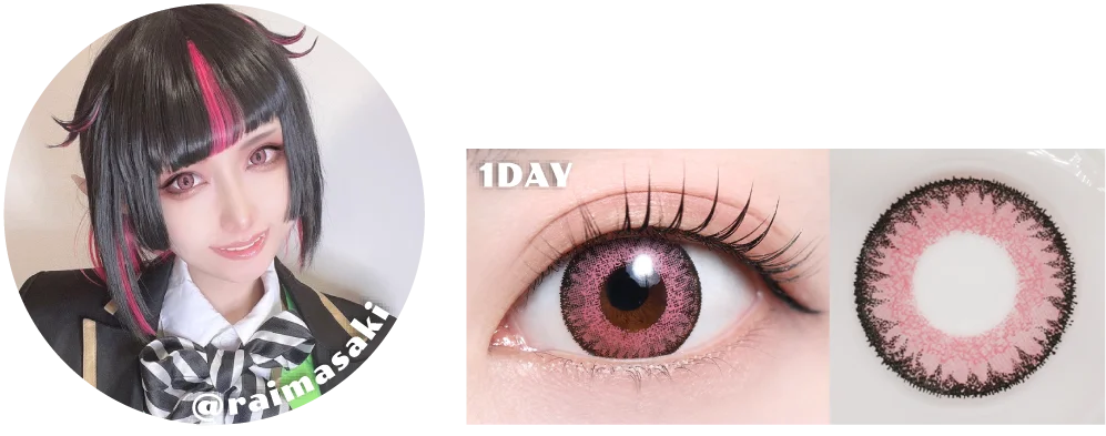 フィリアピンクコスプレ写真・着画・レンズ画像