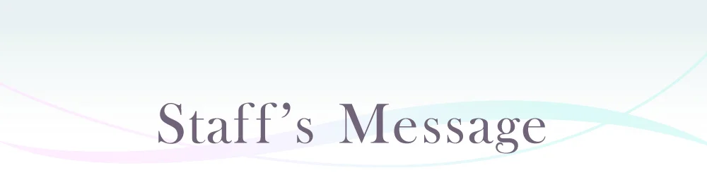 Staff's Message