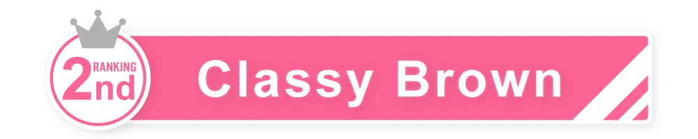 1MONTH人気カラコンランキング NO.2 14.5mm クラッシーブラウン タイトル｜カラコン 激安