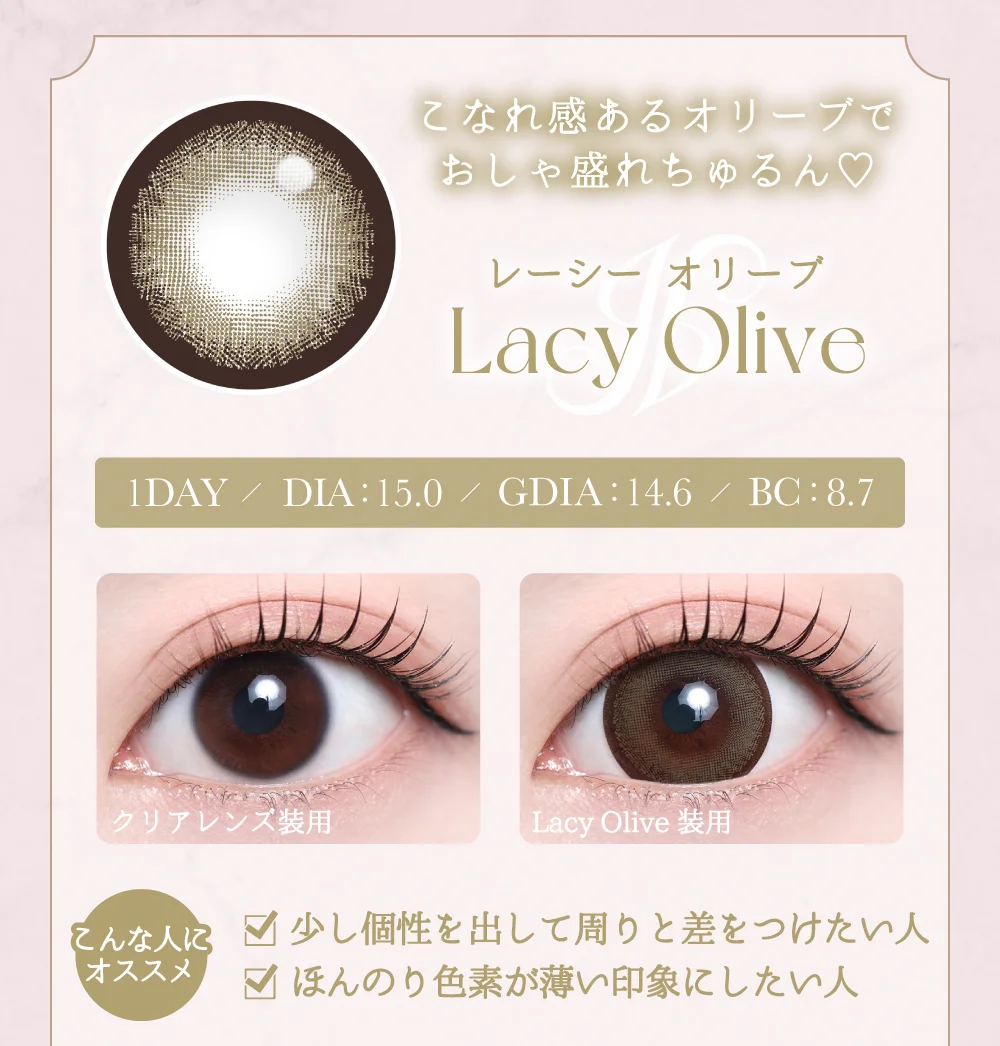 レーシーオリーブ紹介