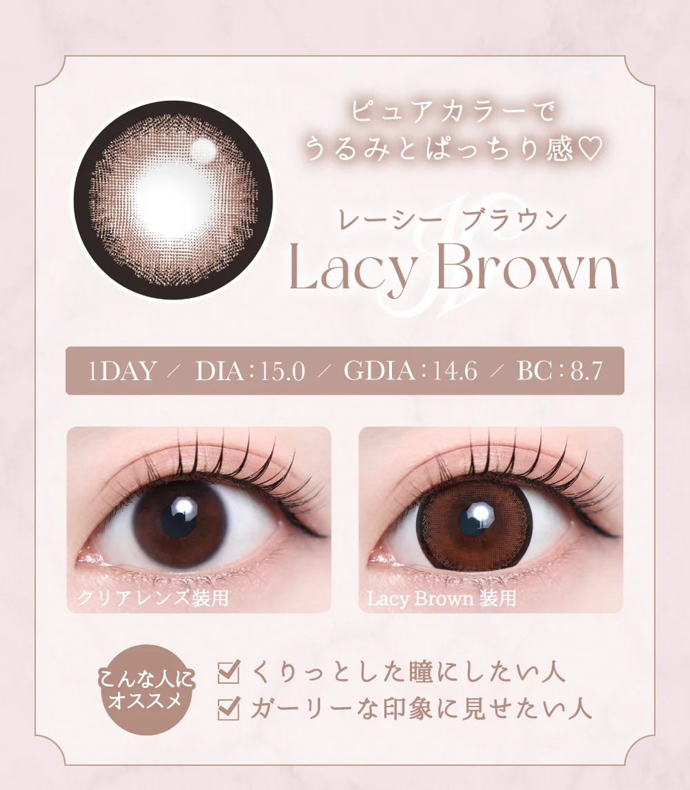 レーシーブラウン紹介