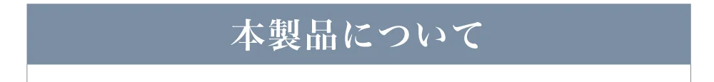 本製品について