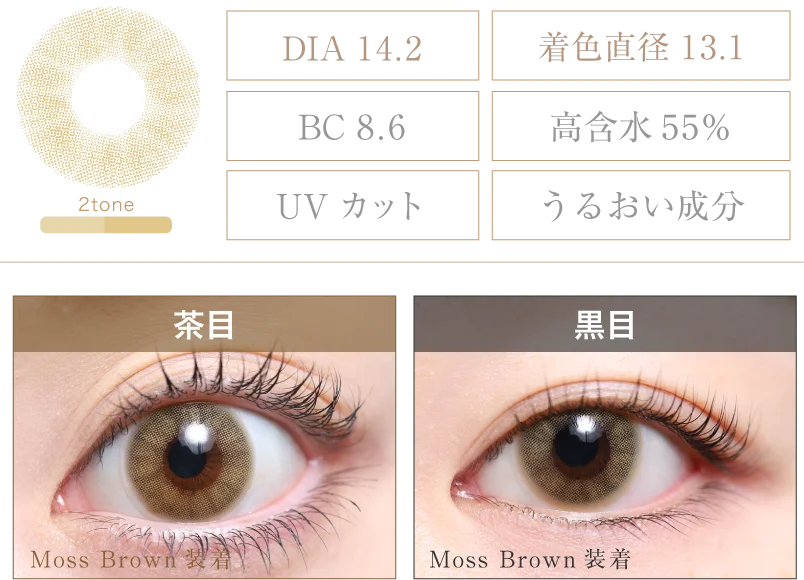 Moss Brown 着画＆スペック