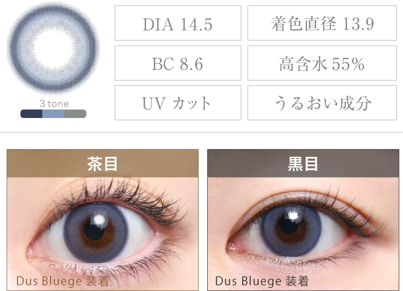 Dus Bluege 着画＆スペック