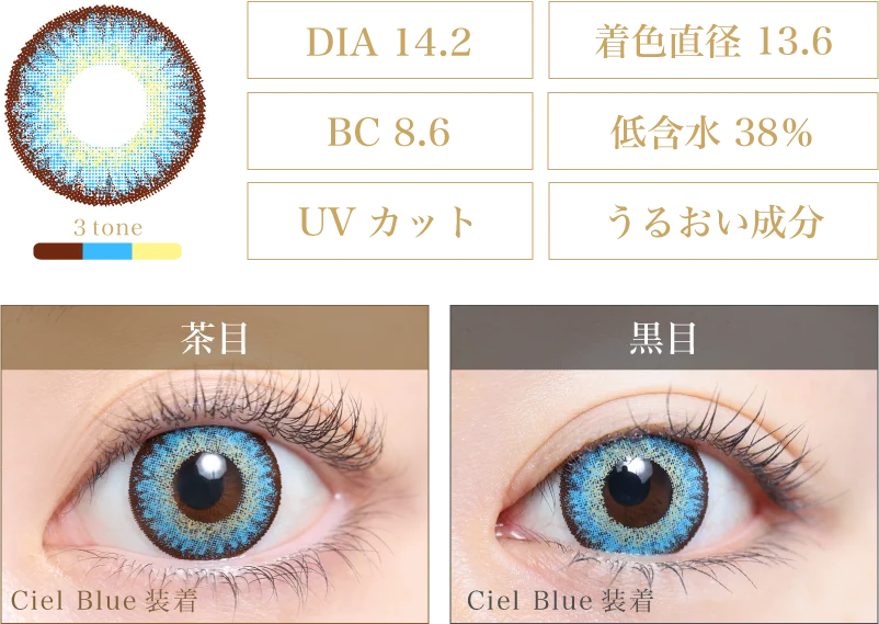 Ciel Blue 着画＆スペック
