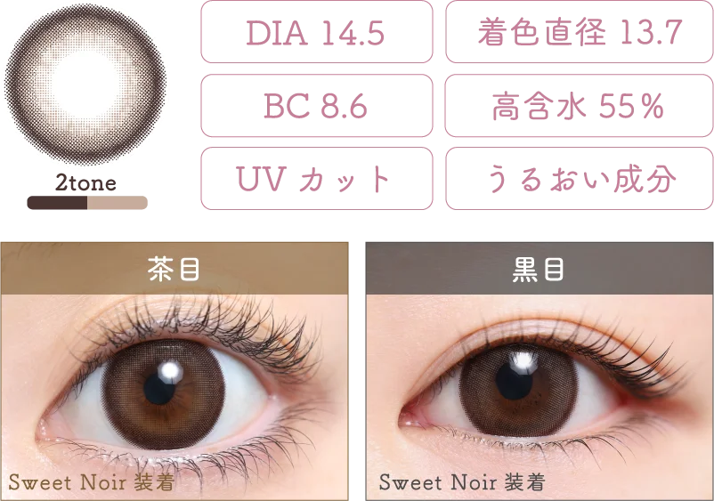 Sweet Noir 着画＆スペック