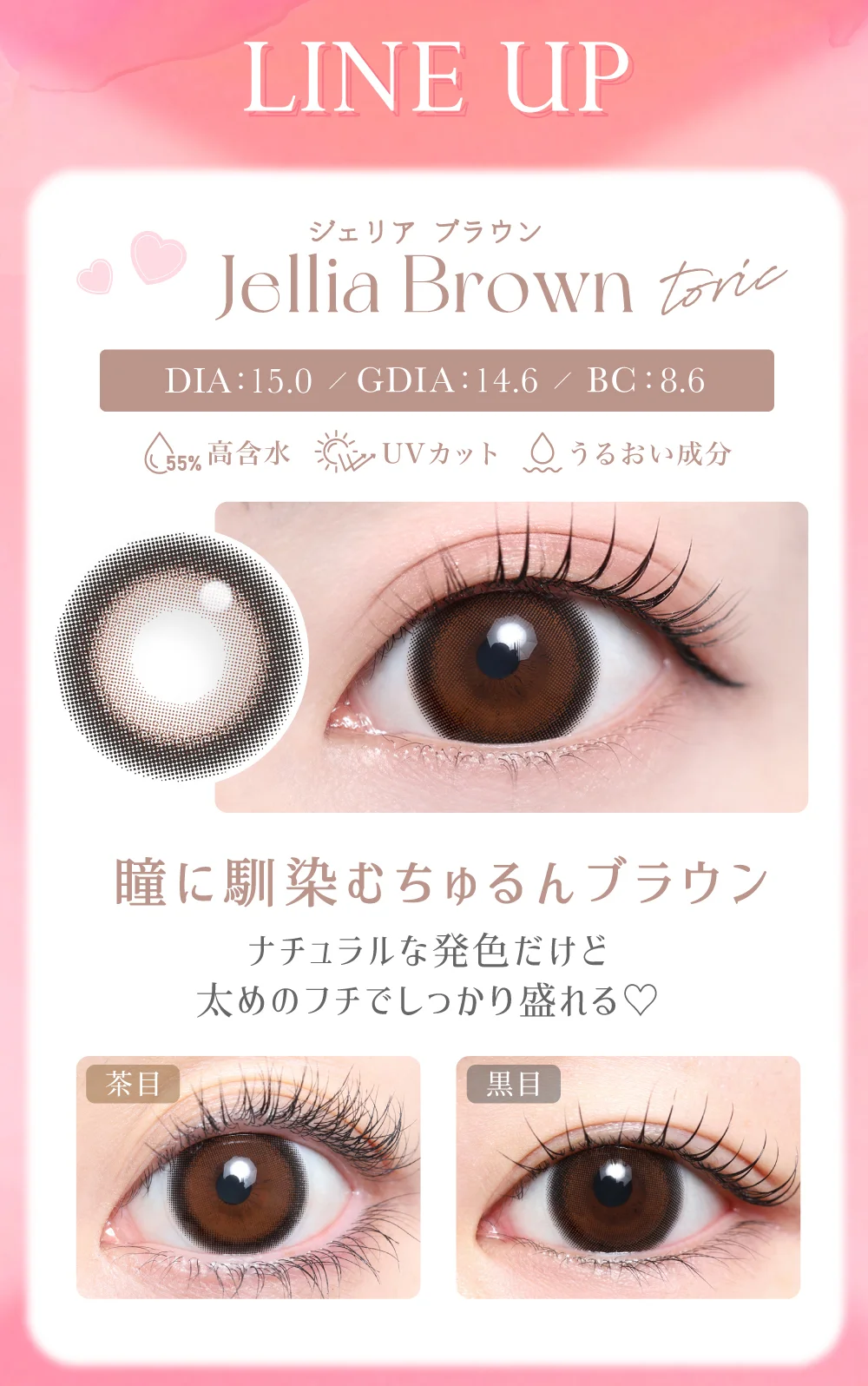 商品説明_乱視用ジェリアブラウン