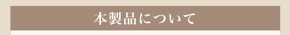 本製品について