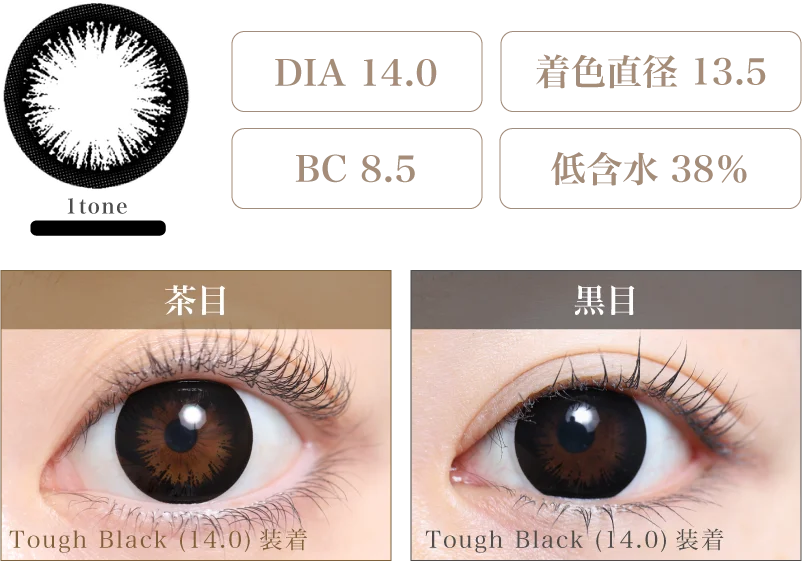 Tough Black(14.0) 着画＆スペック