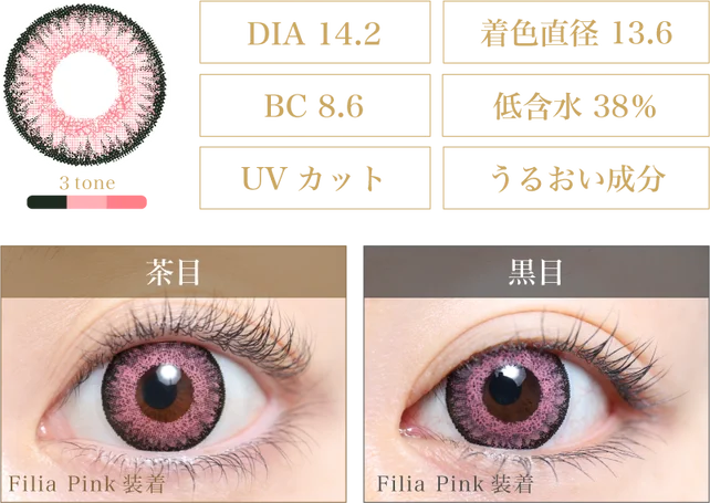 Filia Pink 着画＆スペック